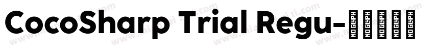 CocoSharp Trial Regu字体转换